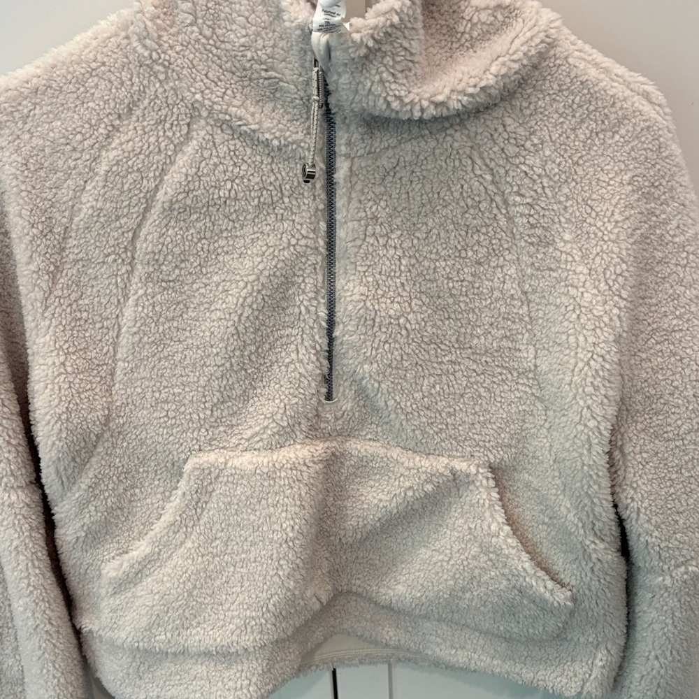 lululemon athletica White Scuba Oversized Half-Zip Hoodie - Picture 8 of 8